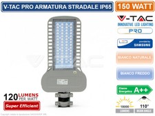 V-TAC PRO VT-154ST LAMPADA STRADALE LED 150W LAMPIONE SMD CHIP SAMSUNG IP65
