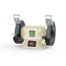 SMERIGLIATRICE DOPPIA MOLA DA BANCO LEVIGATRICE 250W 2 DISCHI Ø150mm COMPA