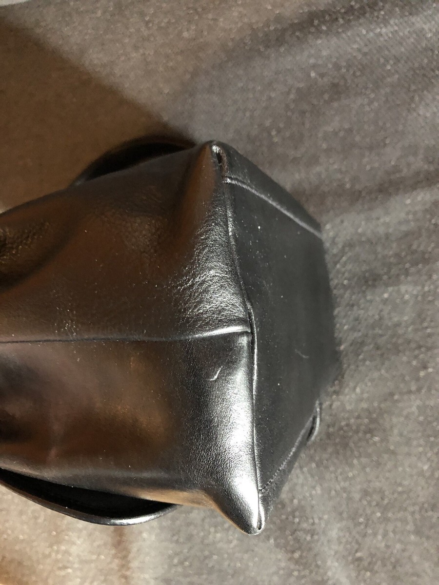 IL BISONTE SHOULDER BAG IN COWHIDE LEATHER A2468 COLOR BLACK | eBay