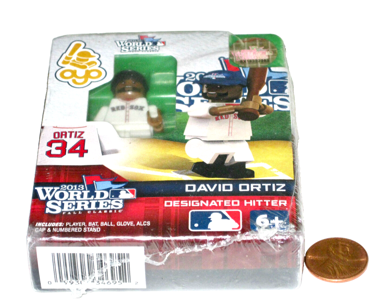 MLB BOSTON RED SOX DAVID ORTIZ MINI FIGURE WITH HELMET & 34 JERSEY
