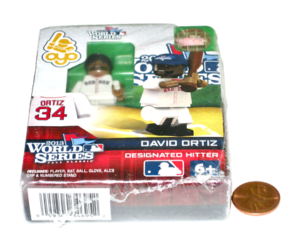 MLB BOSTON RED SOX DAVID ORTIZ MINI FIGURE WITH HELMET & 34 JERSEY