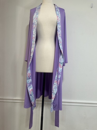Vtg Secret Treasures Robe Long Nightgown Sleep Womens 2X 18-20W Floral Polyester - Picture 8 of 10