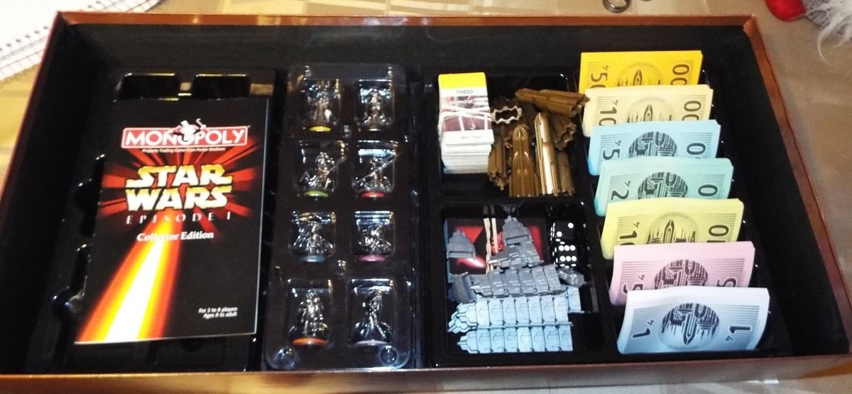 【限定】MONOPOLY  〜STAR WARS  EPISODE Ⅰ 〜 Amazon.com: Hasbro Monopoly Star Wars Episode I Board Game