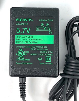 Sony CLIÉ Handheld PEG-N610C Palm Organizer PDA, Power Adapter