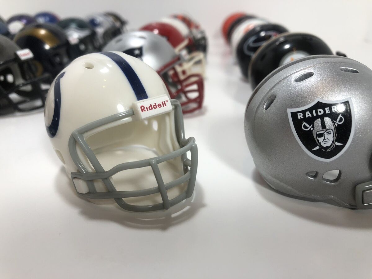 VTG Riddell NFL Pocket Pro Mini Helmet Complete Set (32