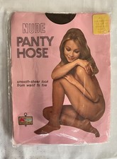 Kmart Smooth Sheer Pantyhose in Med Tall/Tall Brown Mist A-Nude K-318, New
