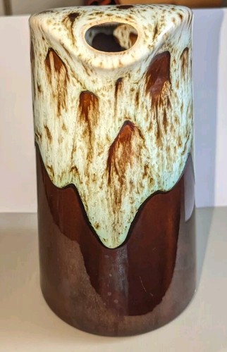 Vintage 9 1/2” Canonsburg Pottery Large Drip Glaze Water Pitcher - Picture 2 of 4