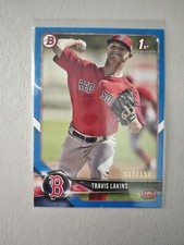 2018 Bowman Prospects Blue Parallel /150 Travis Lakins #BP139 1st Red Sox Rookie