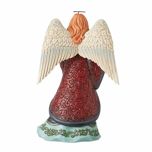 Jim Shore Heartwood Creek Angel with Christmas Wreath Figurine 6012886 - Picture 2 of 2