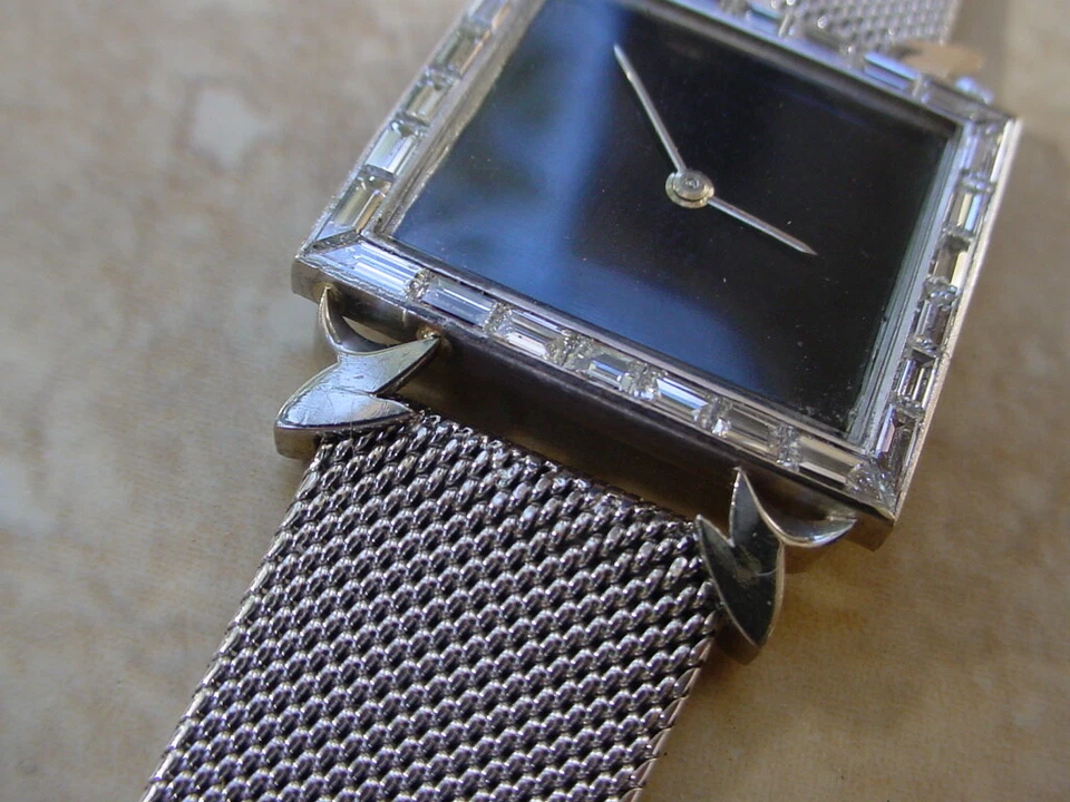 RARE!! Vintage Audemars Piguet 18K White Gold, 26 Baguette Diamonds, 2.9 Carats! - Image 2 of 4