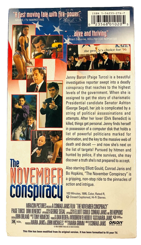 November Conspiracy, The VHS (1997) NEW SEALED WATERMARK - Picture 2 of 6