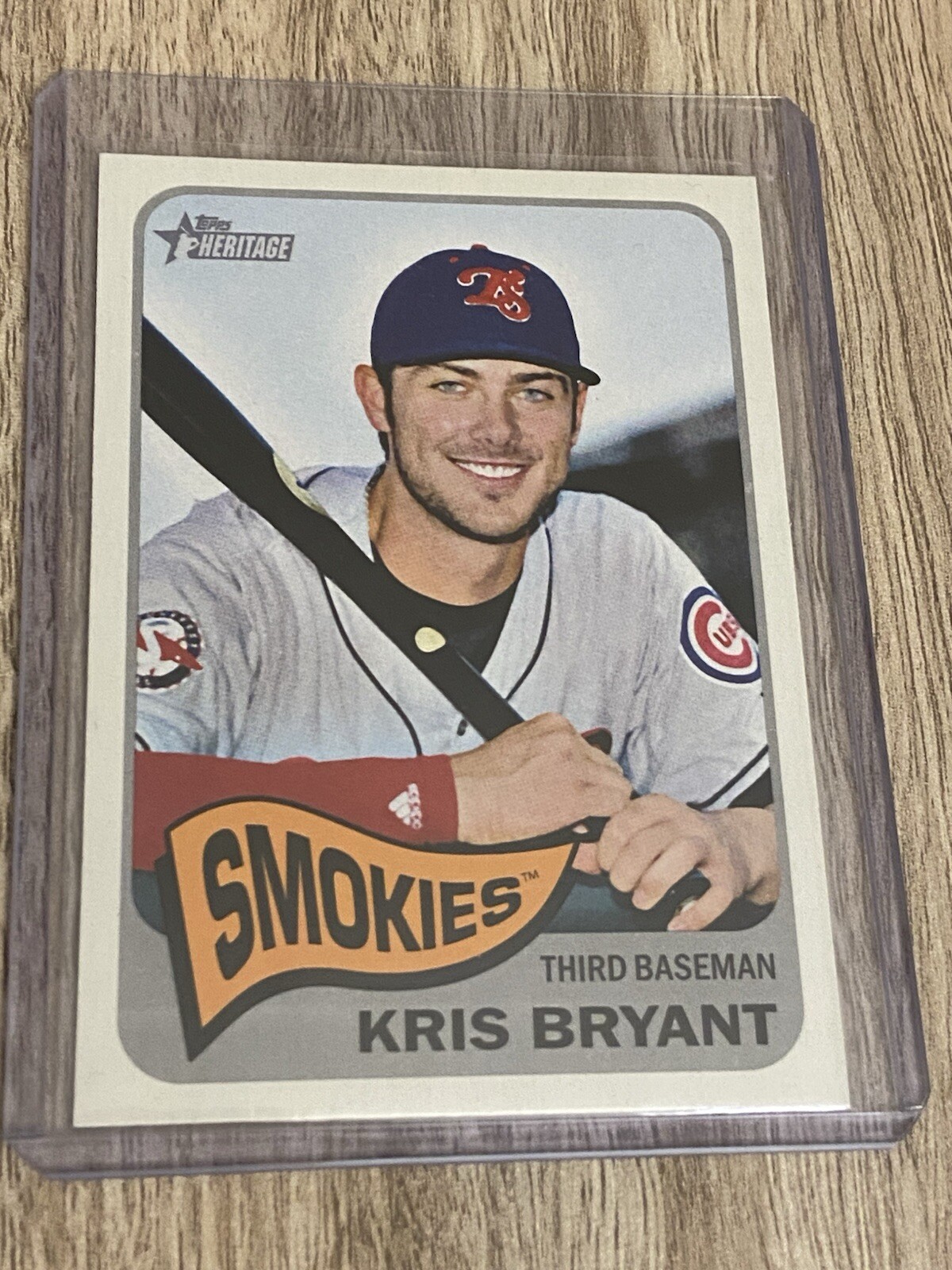 2014 Topps Heritage Minor League Baseball Kris Bryant #30 Cubs Smokies
