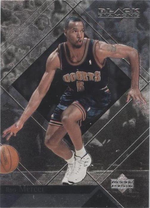 1999-00 Upper Deck Black Diamond - Ron Mercer #21 - 1 of 2