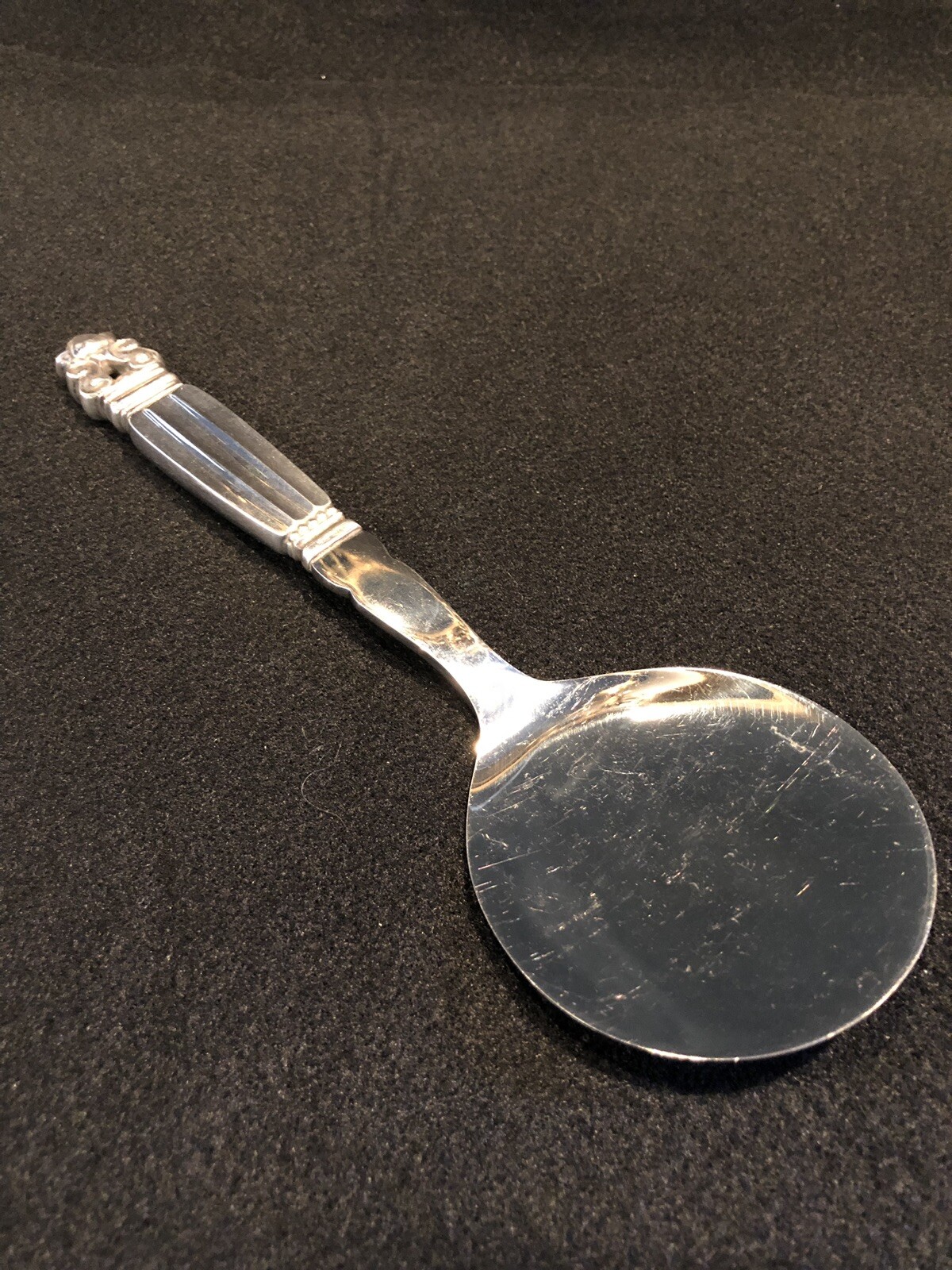 Vintage 8" Jensen Denmark Sterling Silver BonBon or Nut Server