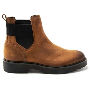 Tommy Hilfiger Para Hombre Elástico Chelsea Botas De Gamuza Bronceado | eBay