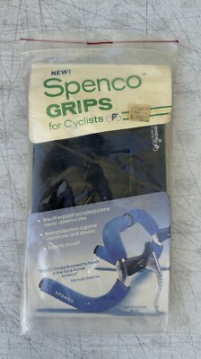 Spenco Grips for cyclists, foam pads for road handlebars Black VTG 1984 Black