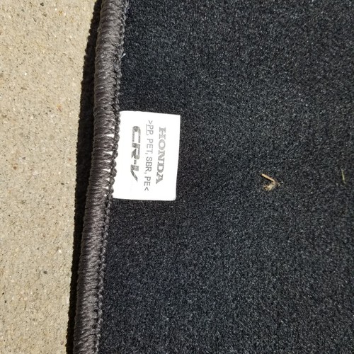 2012-2016 Honda CRV Carpet Floor Mats Genuine OEM (Gray) - Picture 5 of 17