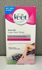 Veet Easy Gel - Leg Wax Strips - 40 count