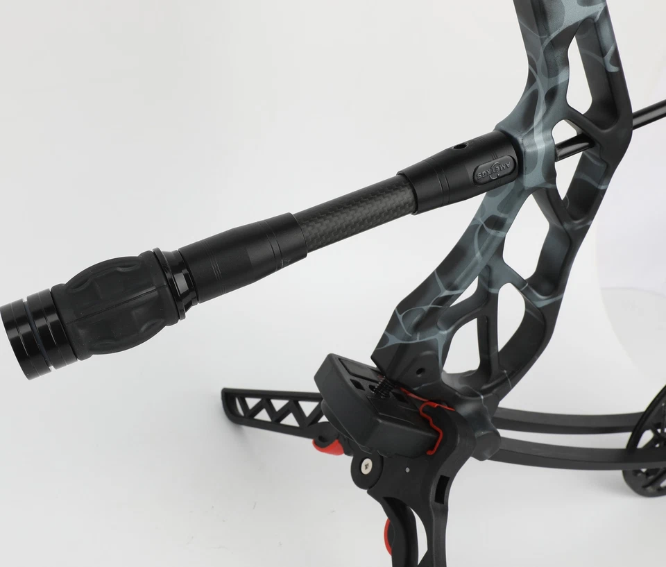 Barra de equilibrio estabilizador de carbono arco de arco de 6" 8" 10" 12" 15" barra de equilibrio amortiguador de peso caza Foto 2 de 4