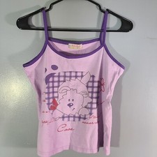 ASBB Girls Sz M Halter Top  Shorts Spaghetti Strap Top Cool Bear