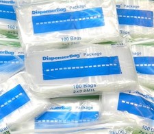 5000 Reloc Zippit Bags 2x3 Clear 2mil Reclosable Poly 2" x 3" Top Seal 5,000