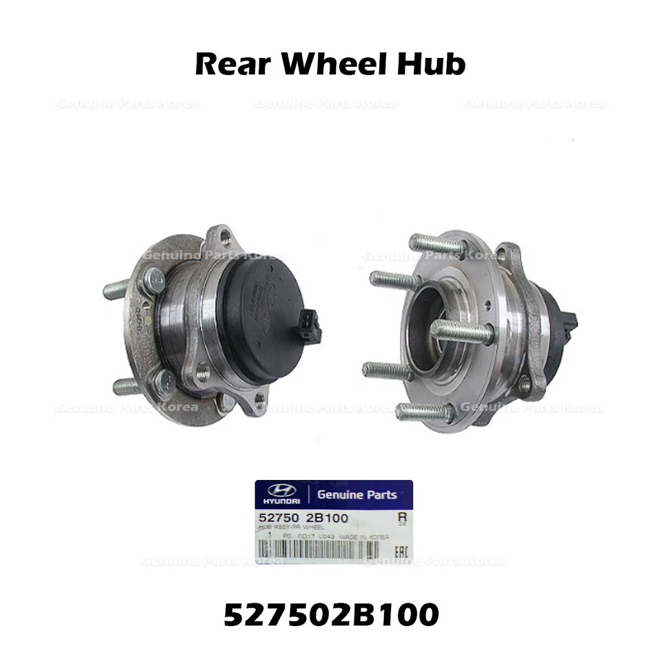 ⭐Genuino⭐ Buje Rueda Trasera 527502B100 Hyundai Santa Fe Veracruz Kia Sorento Foto 3 de 4