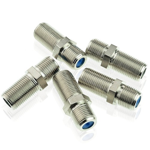 F81 Barrel Connector 3GHz Coaxial Female Adapter RG6 TV Internet Coax Cable Dish - Picture 8 of 21