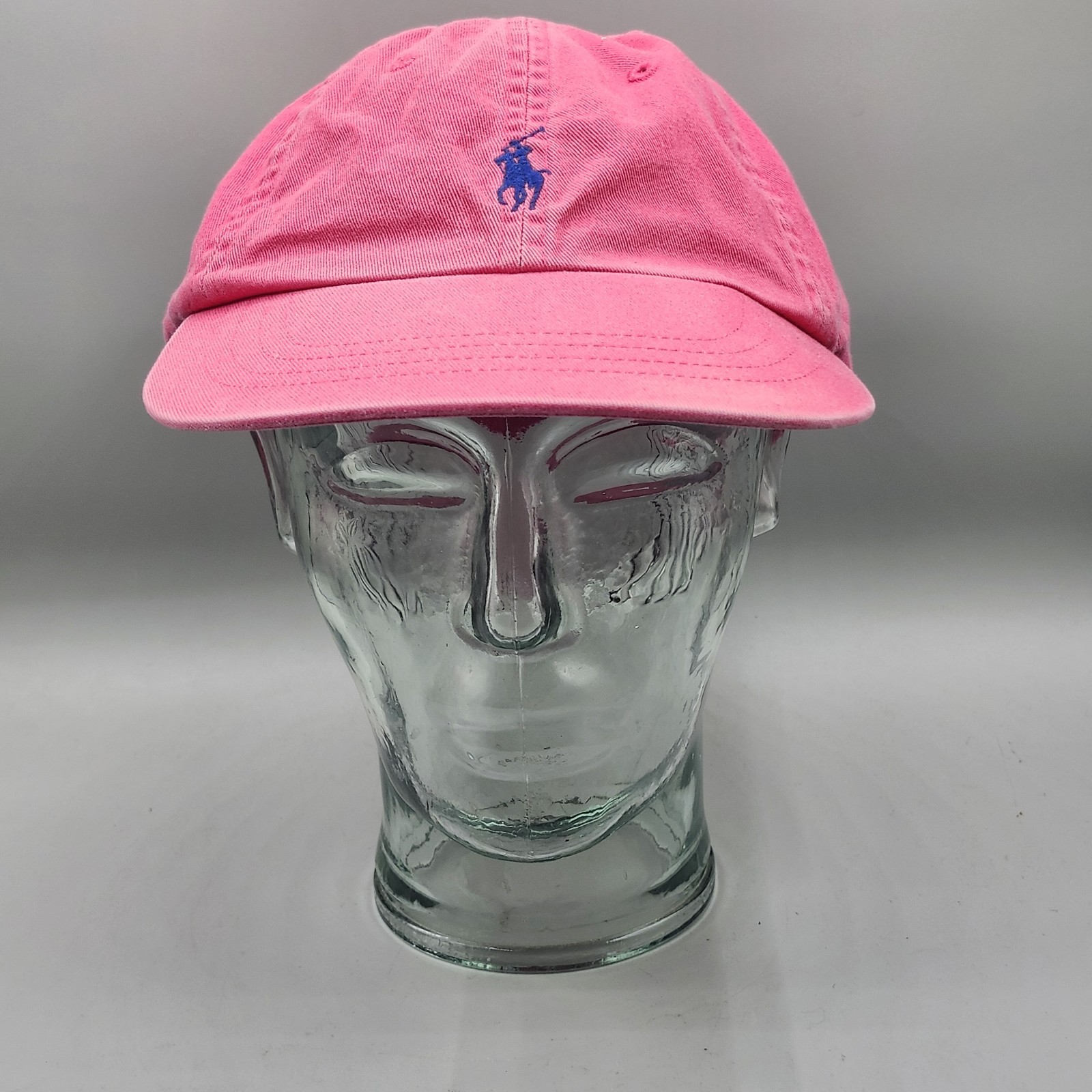 Polo Ralph Lauren Cappello Berretto Strapback Uomo Regolabile Rosa Salmone Blu Pony Golf