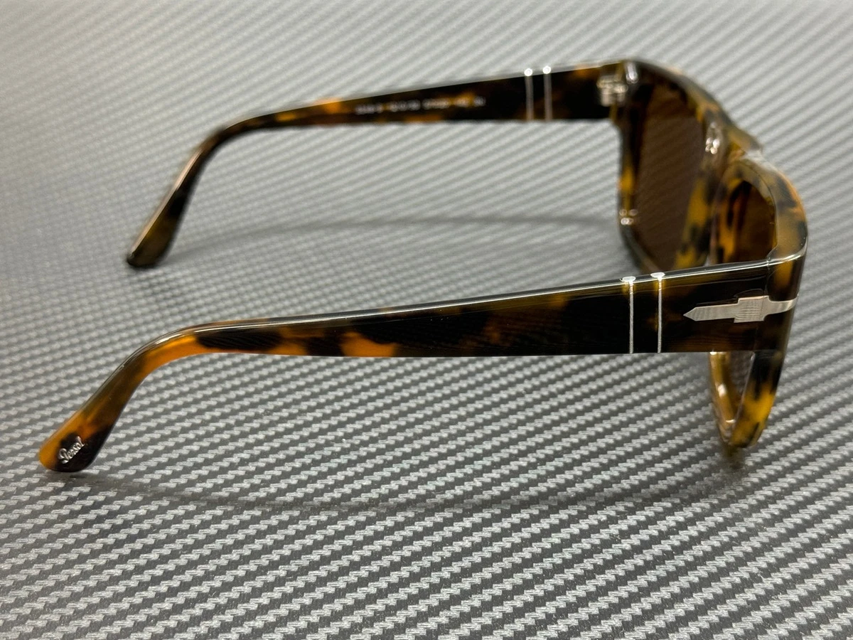 PERSOL PO3348S 121033 Havana Brown Unisex 57 mm Sunglasses