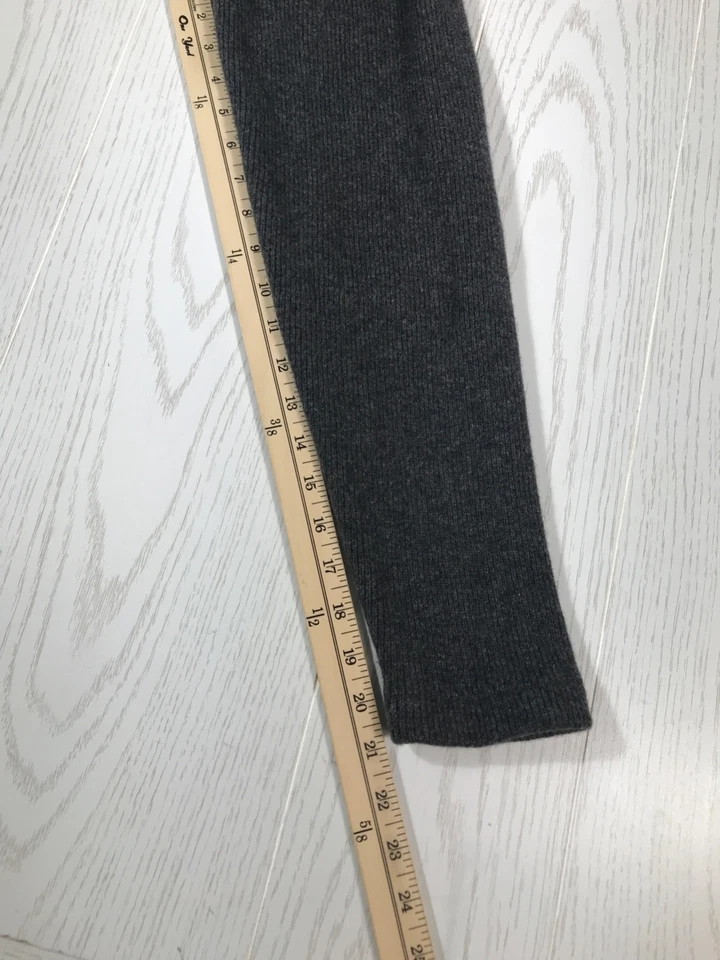 Suéter Victorinox De Colección Para Hombres L Gris Argyle 1/4 Cremallera Lana Mezcla Cachemira Y2K Foto 4 de 4