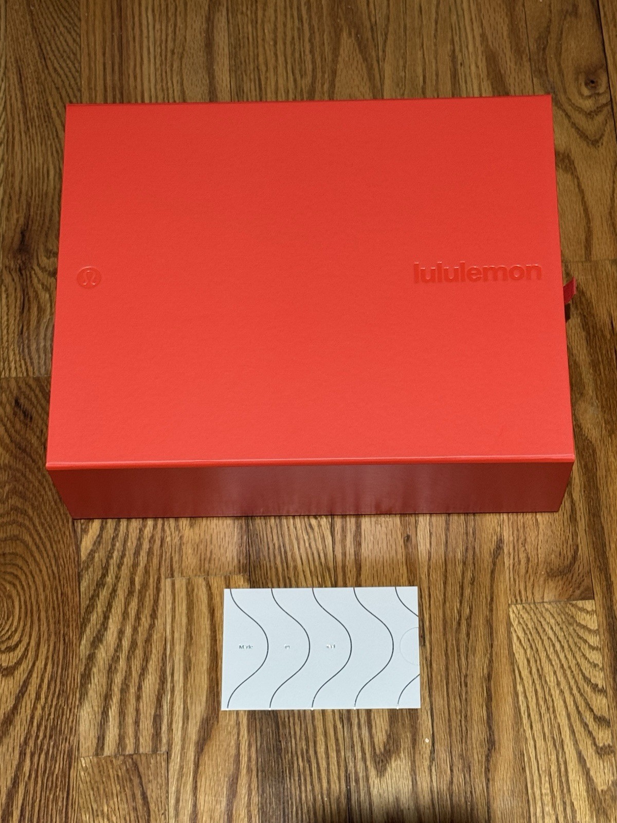 BRAND New 2025 Lululemon Holiday Medium Red Gift Box