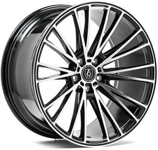 Alloy Wheels 19" Axe CF2 Black Polished Face For Mazda 3 [Mk3] 13-18