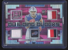2023 Panini Spectra #BBL-DKI Dalton Kincaid Building Blocks Neon Pink #/15 RC SP
