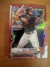 2021 Bowman - Chrome Prospects Heliot Ramos #BCP-69 Red Refractor 1/15 #1