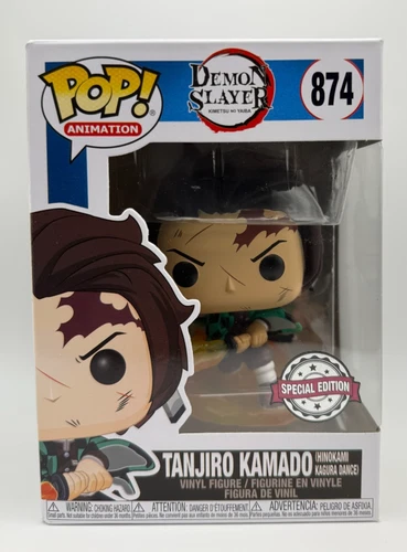 Tanjiro Kamado Hinokami Kagura Dance Funko Pop Demon Slayer Exclusive 874