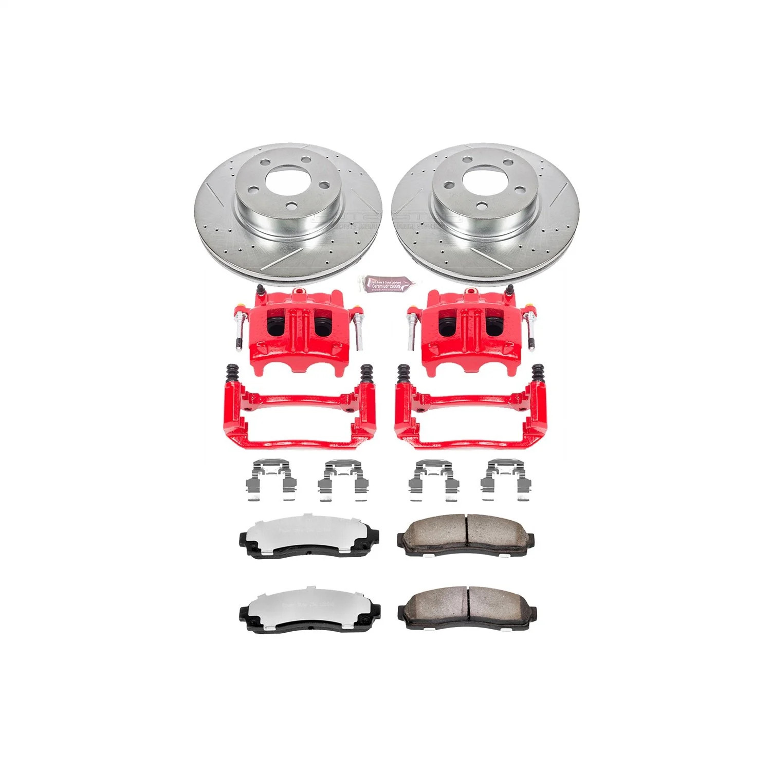Power Stop KC1923-36 Truck and Towing Z36 Brake Upgrade Kit Cross-Drilled and Sl