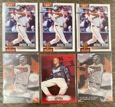 2025 Stadium Club Red Rafael Devers & Two 2026 Stars of MLB & Three Topps 75