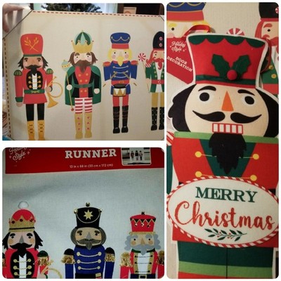 5× Nutcracker Bundle Canvas Wall Art Christmas Decor Picture Door Hang Table Run