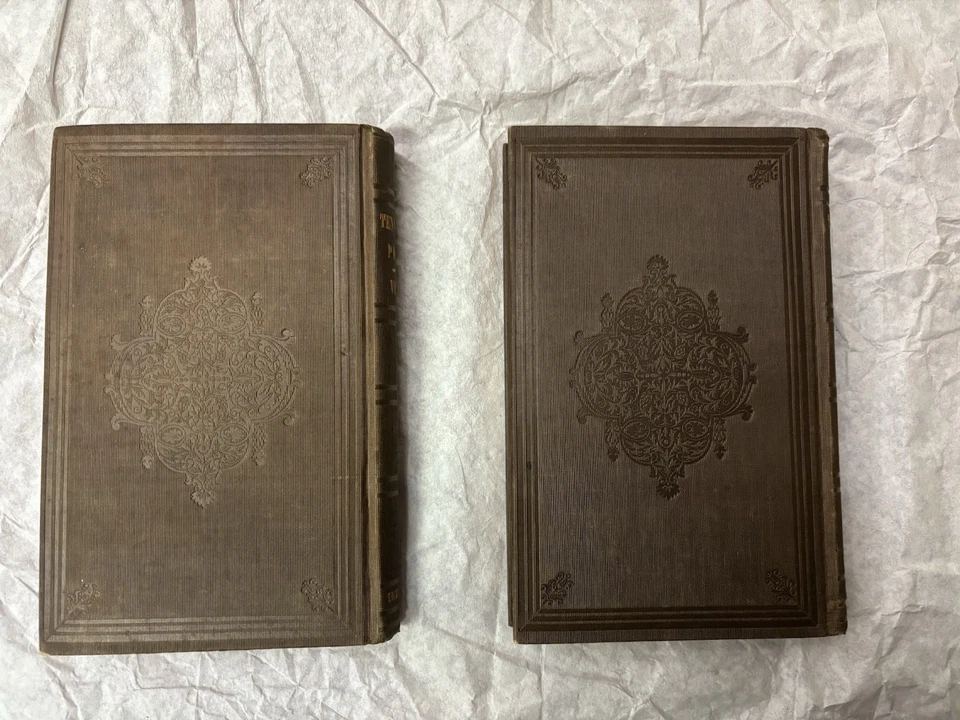 Sir Alfred Tennyson Poems Vol I and II. 1851 See Images! Thoreau Edgar Allan Poe - Imagem 3 de 4