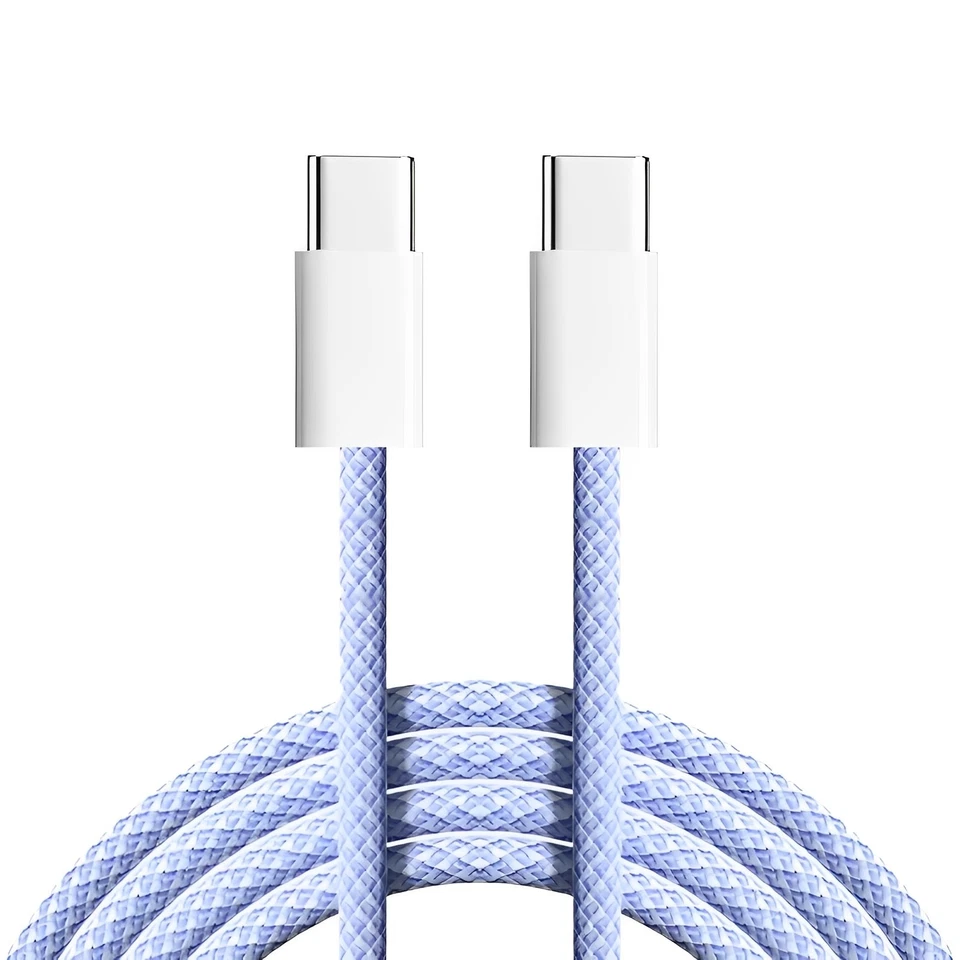 USB-C Fast Charging Cable 60W PD | Braided | Apple | Google | Samsung | Laptop - Image 4 of 4