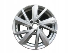 1 cerchio in lega 17 pollici 7,0" 5x112 45ET argento lucido 81A601025C Audi Q2 Rim Wheel