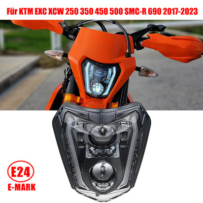 LED Scheinwerfer Für KTM GasGas Husqvarna 700 690 SMC R EXC F XC-W Free ES SM