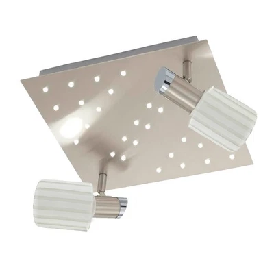 Eglo Deckenleuchte MyChoice Chrom 2 x 9W E14 warmweiß ESL schwenkbar + 32 x LEDs - Bild 1 von 3