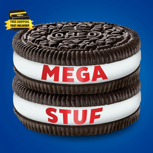 Mega Stuf Chocolate Sandwich Cookies, Party Size, 1 Lb 9.35 Oz ⭐️⭐️⭐️⭐️⭐️ - Picture 5 of 12