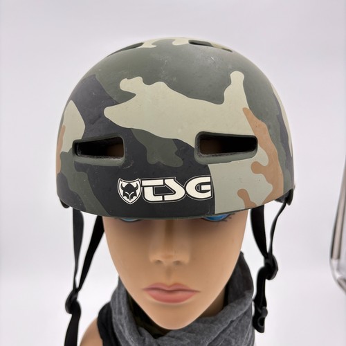 TSG Camo Skate Evolution Bike Helmet size S/M 54-57 cm Hardshell, Snug Fit - Picture 2 of 11