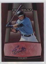 2020 Panini Chronicles Obsidian Electric Etch Red 2/15 Evan White Auto 0ud4