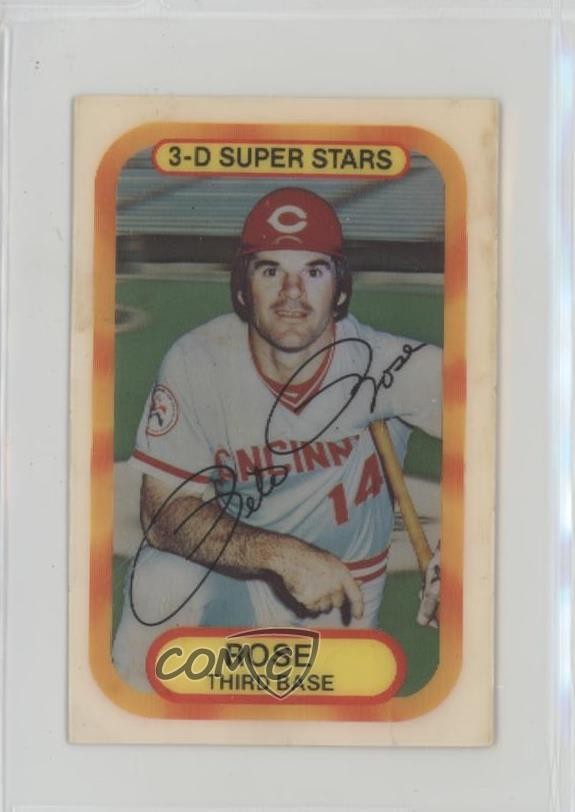 1977 Kellogg's 3-D Super Stars Pete Rose #20 16jg