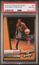 2014 Rittenhouse Wnba #81 Shekinna Stricklen PSA 8 Tennessee Lady Vols