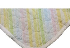 Vintage Baby Blanket Quilt, Rainbow "43x34" Great Condition See Pictures