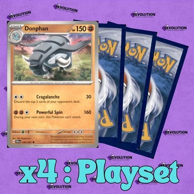 4x Playset Pokemon TCG NM Donphan 
